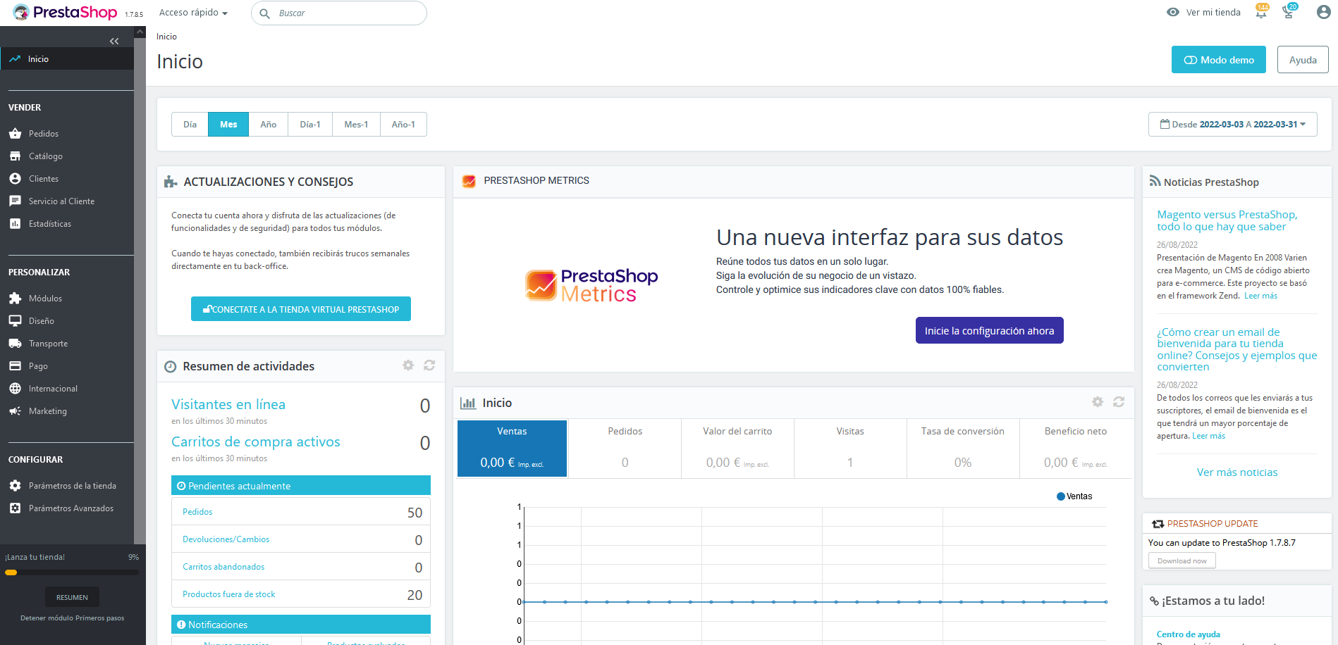  GESIO TPV Online con Prestashop