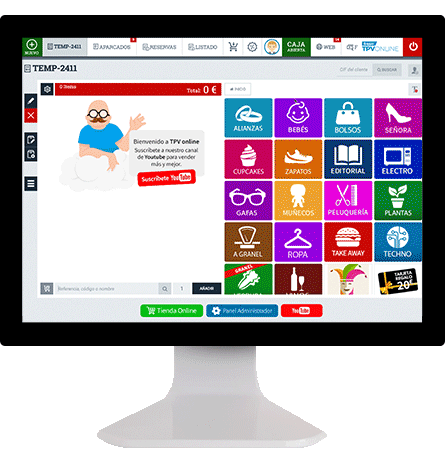 Animacin venta con TPV Online